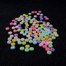 Plastik Kabak Boncuk 25 gram - Mix Renk