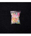 Plastik Çiçek Boncuk 25 gram - Mix Renk