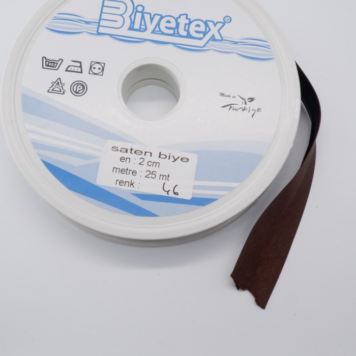 5 Metre -Saten Biyetex Biye - 046 No 2 Cm