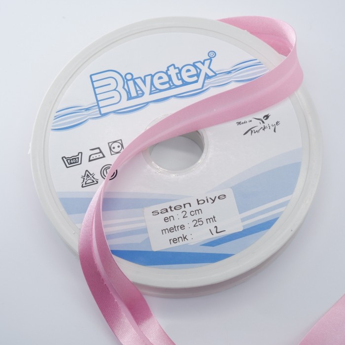 25 Metre - Saten Biye - 2 Cm Biyetex - No 012