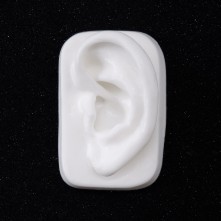 Silikon Kulak Alt Çerçeveli Sol 100 Adet - Takı ve Bijuteri Küpe Mankeni
