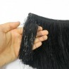 1 Metre - Simli Saçak 20 cm - Siyah