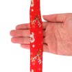 Yılbaşı Noel Baba - Grogren Kurdele - Kırmızı - 20M 2,5cm