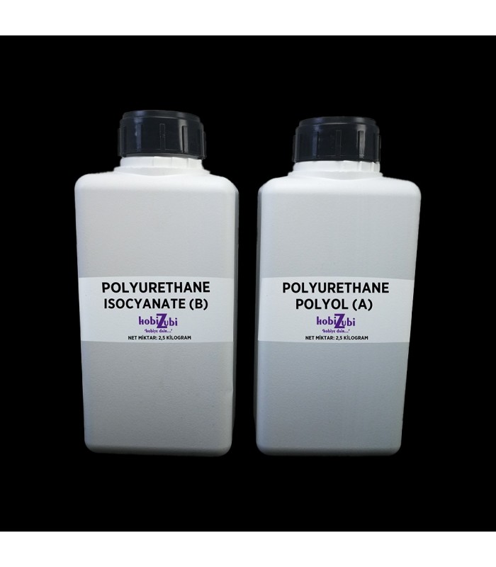 Poliüretan Reçine (Döküm Tipi Sıvı Plastik) - 2 Kg (1 Kg A - 1 Kg B)