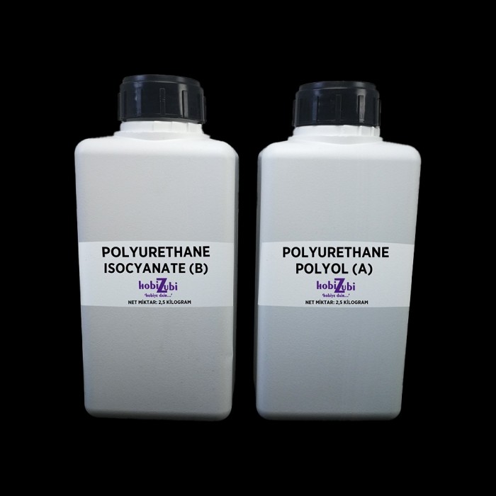 Poliüretan Reçine (Döküm Tipi Sıvı Plastik) - 5 Kg (2.5 Kg A - 2.5 Kg B)