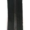 Çanta Fermuarı - Metal Görünümlü Metalize Diş - Siyah - 5 Adet