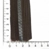 Çanta Fermuarı - Metal Görünümlü Metalize Diş - Kahverengi - 5 Adet