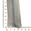 Çanta Fermuarı - Metal Görünümlü Metalize Diş - Gri - 1 Adet