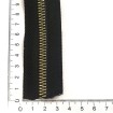 Çanta Fermuarı - Metal Görünümlü Metalize Diş - Siyah - 1 Adet