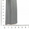 Çanta Fermuarı - Metal Görünümlü Metalize Diş - Gri -5 Adet