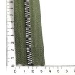 Çanta Fermuarı - Metal Görünümlü Metalize Diş - Haki - 5 Adet