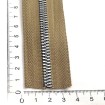 Çanta Fermuarı - Metal Görünümlü Metalize Diş - Kahverengi - 1 Adet