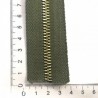 Çanta Fermuarı - Metal Görünümlü Metalize Diş - Haki - 5 Adet