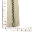 Çanta Fermuarı - Metal Görünümlü Metalize Diş - Krem - 1 Adet
