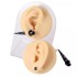 Silikon Kulak Ten Renk Sol- Sağ 1 Takım - Takı ve Bijuteri Küpe Mankeni