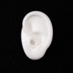 Silikon Kulak Sol 25 Adet Beyaz - Takı ve Bijuteri Küpe Mankeni