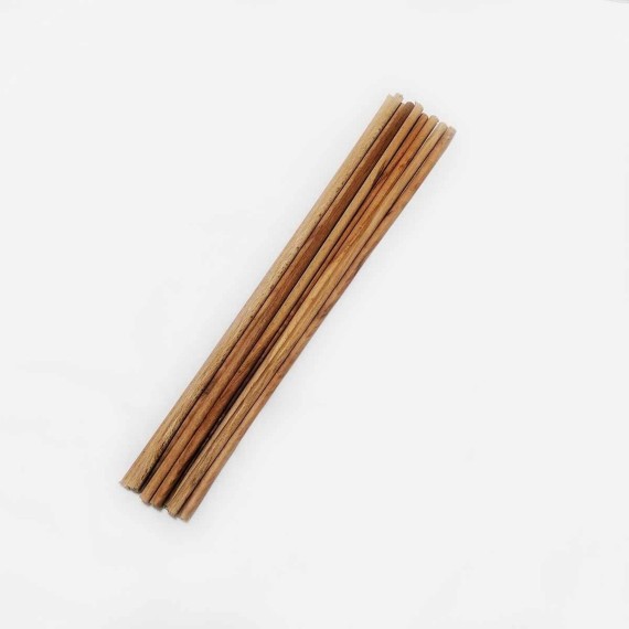 25 Adet - Bambu çubuk - 7 mm x 32 cm ebatlarında