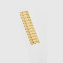 50 Adet - Bambu çubuk - 5 mm x 18 cm ebatlarında