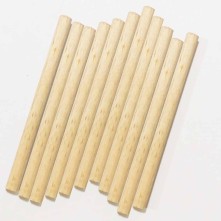 25 Adet - Bambu çubuk - 8 mm x 12 cm ebatlarında