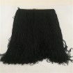 10 Metre - Elbiselik Saçak Siyah 30 cm