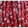 Porselen Balık Boncuk - Kırmızı -1 Dizi