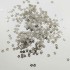 Oyalık Metal Pul Kulplu - 500gr Yıldız 10 mm - Gümüş