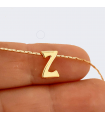 \\"Z\\" Mini Harfler Lak Kaplama Gold - 3 Adet