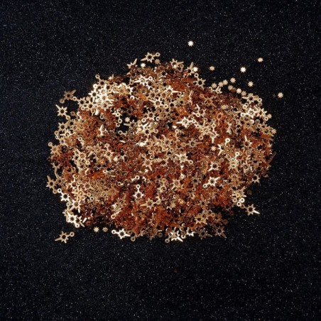 Kutup Yıldızı Desenli Pleksi Pul - 1kg - Gold