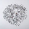 Kutup Yıldızı Desenli Pleksi Pul - 1kg- Gümüş