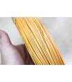 Renkli Rattan Doğal Bambu Çubuk 500 gram Brüt - 1.5mm Rattan İp - Turuncu