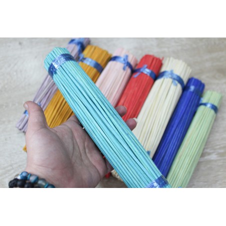 Renkli Esans Bambu çubuk - 2mm x 16 cm ebatlarında - Açık Mavi 500 gr