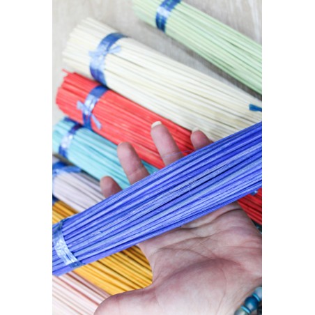 Renkli Esans Bambu çubuk - 2mm x 16 cm ebatlarında - Koyu Mavi 500 gr
