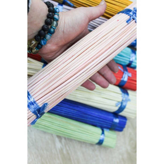 Renkli Esans Bambu çubuk - 2mm x 16 cm ebatlarında - Toz Pembe 500 gr