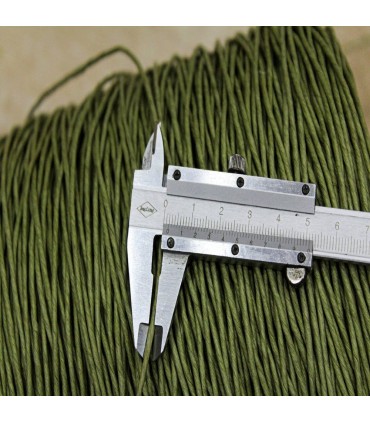 Renkli Craft Kağıt Rattan 1 kg - 1mm - Yeşil