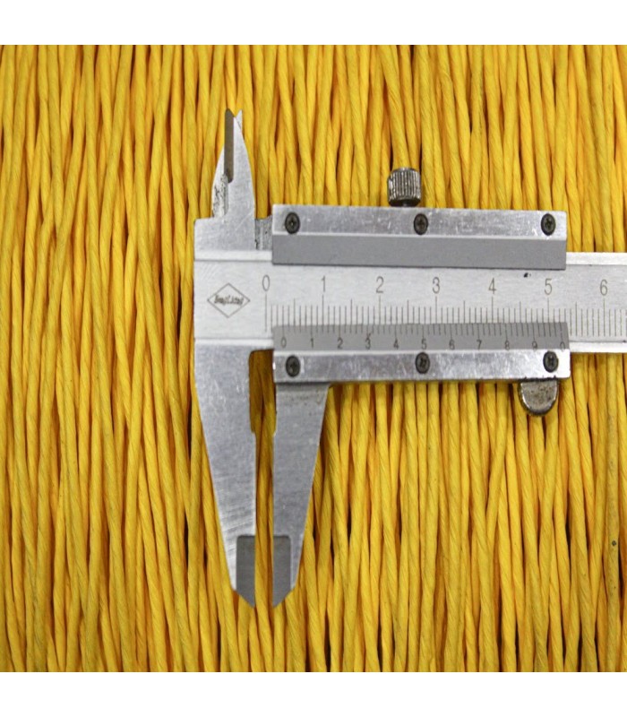 Renkli Craft Kağıt Rattan 1 kg - 1mm - Sarı