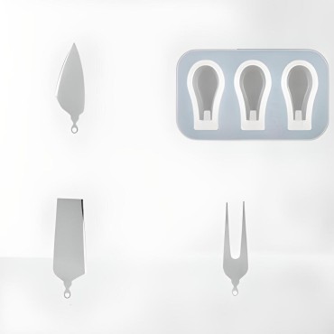 Peynir Bıçağı Silikon Seti - Hobi Silikon Kalıbı -Kod:457/Set:3