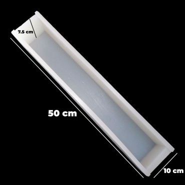 Sabun Kalıbı - İçi İzli Kalas Model 50 X 10 cm