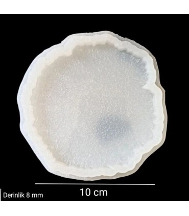 Epoksi Doğal Taş Görünümlü Altlık Kalıbı 10cm derinlik 8 mm