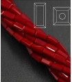 4,5mm x 2,5mm - Baget Kristal Boncuk - Kırmızı