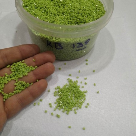 Kesme Boncuk Yeşil Tonları - 139 - 250 Gram