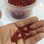 Kesme Boncuk Kırmızı Tonları - 102 - 250 Gram