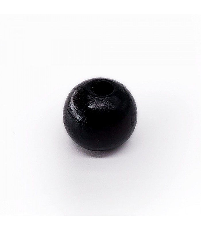 Ahşap Boncuk - 500 Gram Siyah