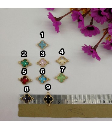 Kolye & Bileklik Uçları Çiçek Model Kod : 4 Beyaz