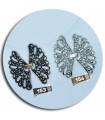 Kanatlı Kelebek Kapama Model Geçmeli Takı Klipsi - 153 Antik Bakır