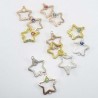 Yıldız model Taşlı Çift kulplu nazar boncuk bileklik kolye aparatı - Kod : 242