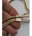 Lüks Kancalı Model Çanta Zinciri - Gold - 10 Adet
