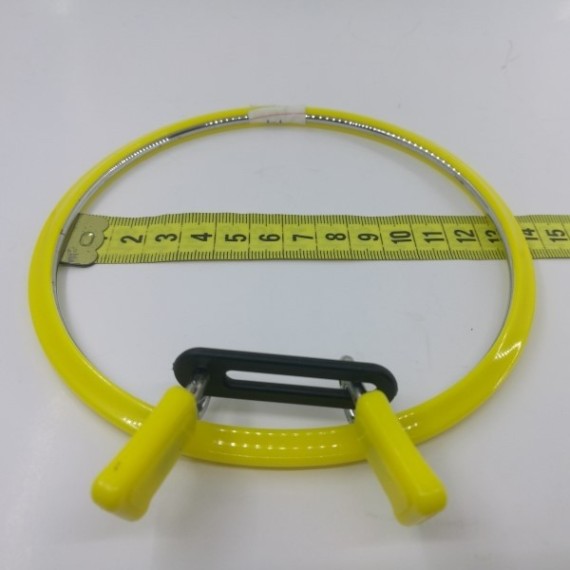 13cm- Yaylı Çelik Nakış Kasnağı sarı