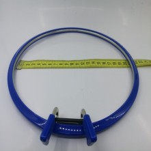 21cm- Yaylı Çelik Nakış Kasnağı mavi