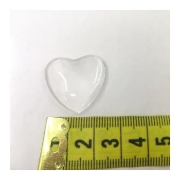 Büyüteç Cam - Kalp 25 mm