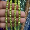 6 mm ipe dizili kristal Boncuk Çin Camı aynalı yag yeşili